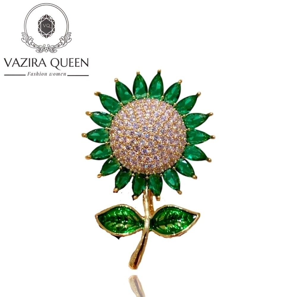 VQ Sunflower Brooch